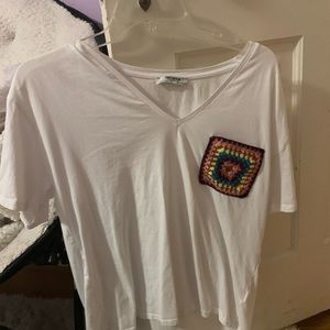 Zara White frocket shirt!!